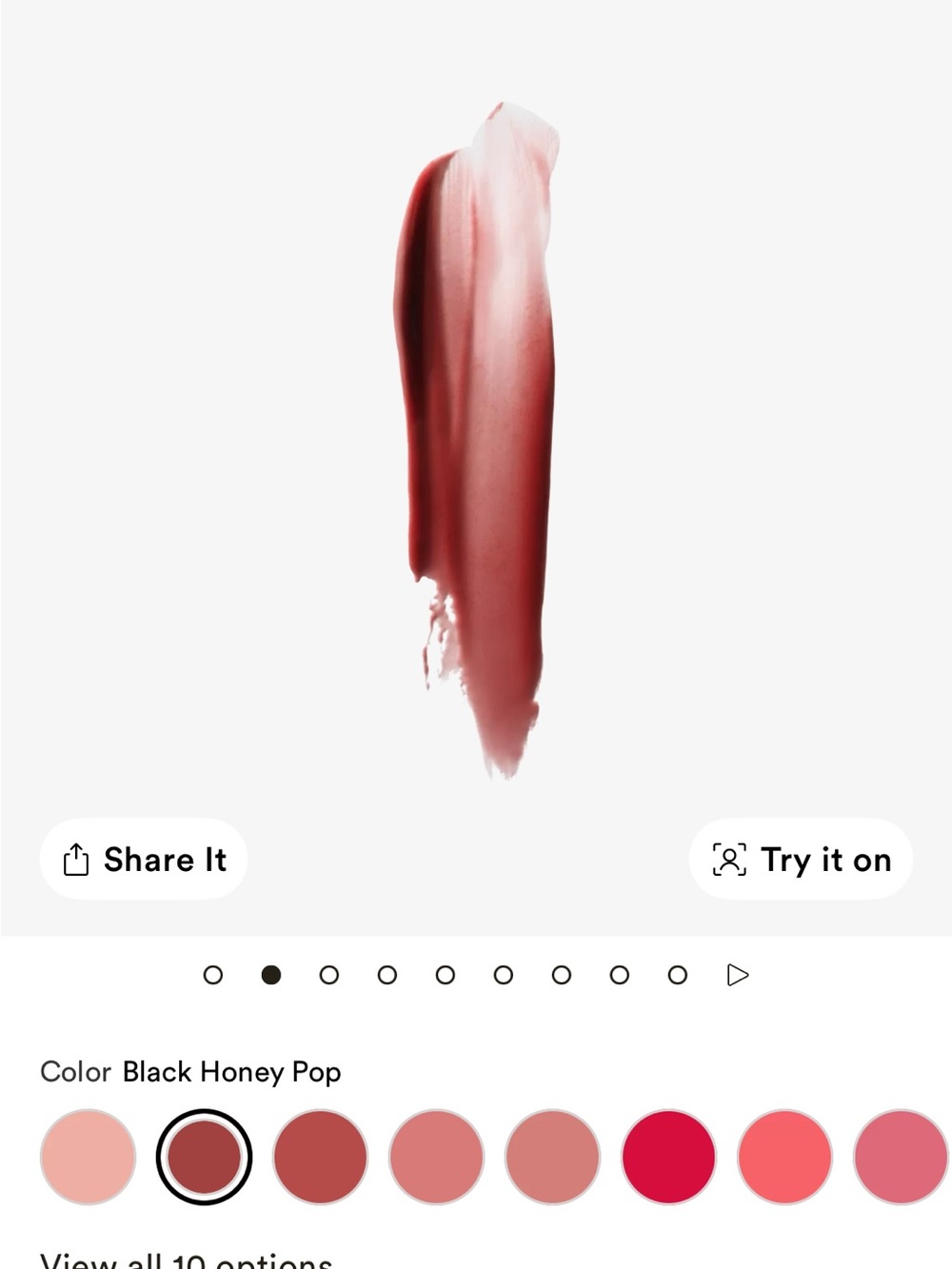 Clinique Pop Plush creamy lip gloss-Black Honey Pop - Picture 5 of 6